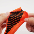 Impact resistant self-winding braided sleeve
